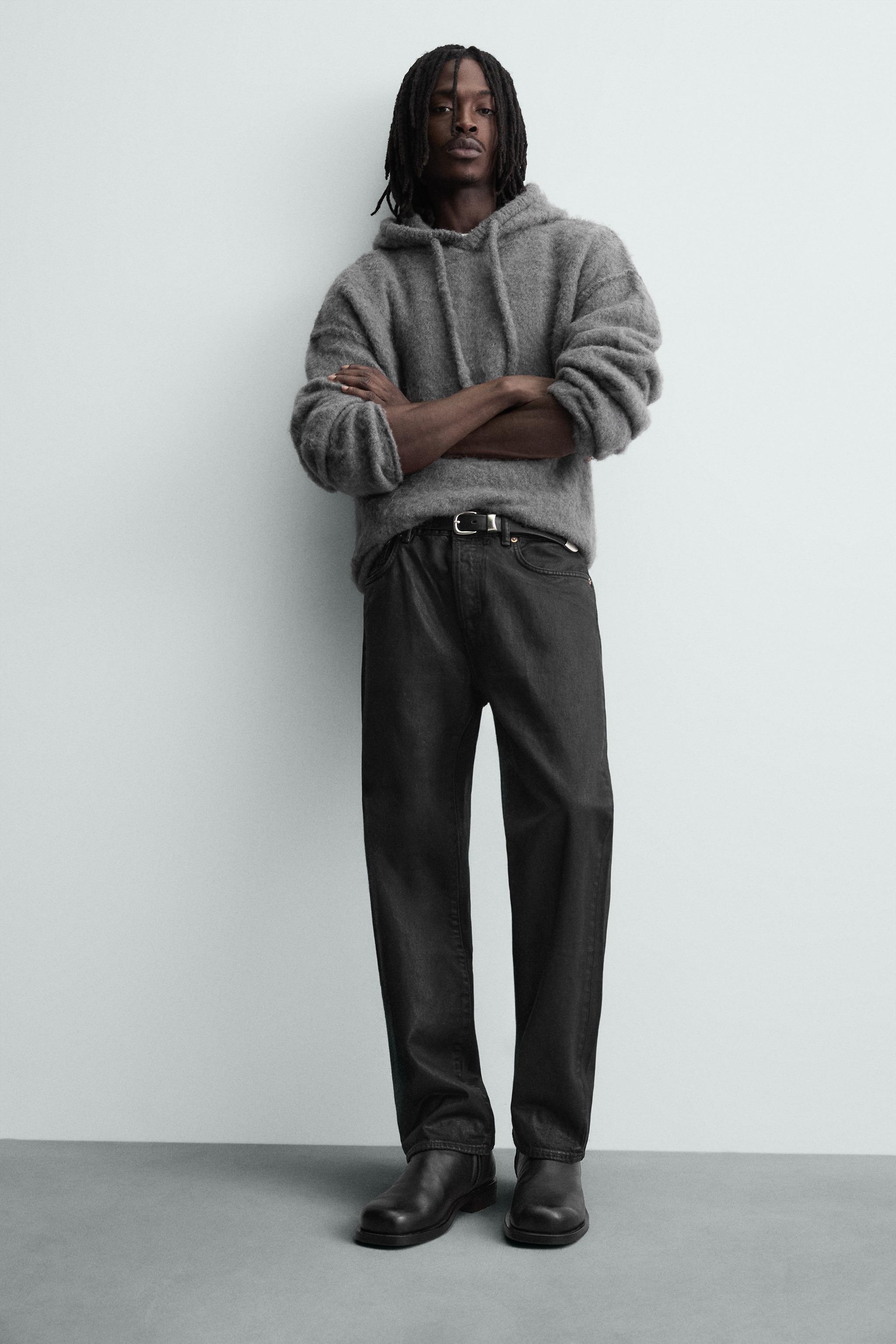 BRUSHED KNIT SWEATSHIRT